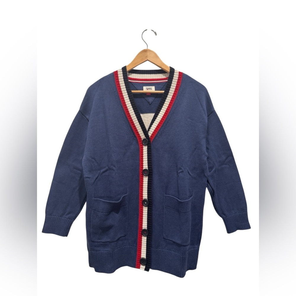 Tommy Hilfiger Vintage Look Cardigan Sweater - Picture 2 of 11